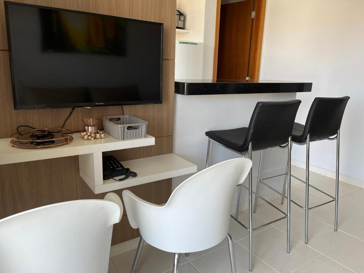 Flat 501 - Condominio Veredas Do Rio Quente - Diferenciado Com Ar Na Sala E No Quarto מראה חיצוני תמונה